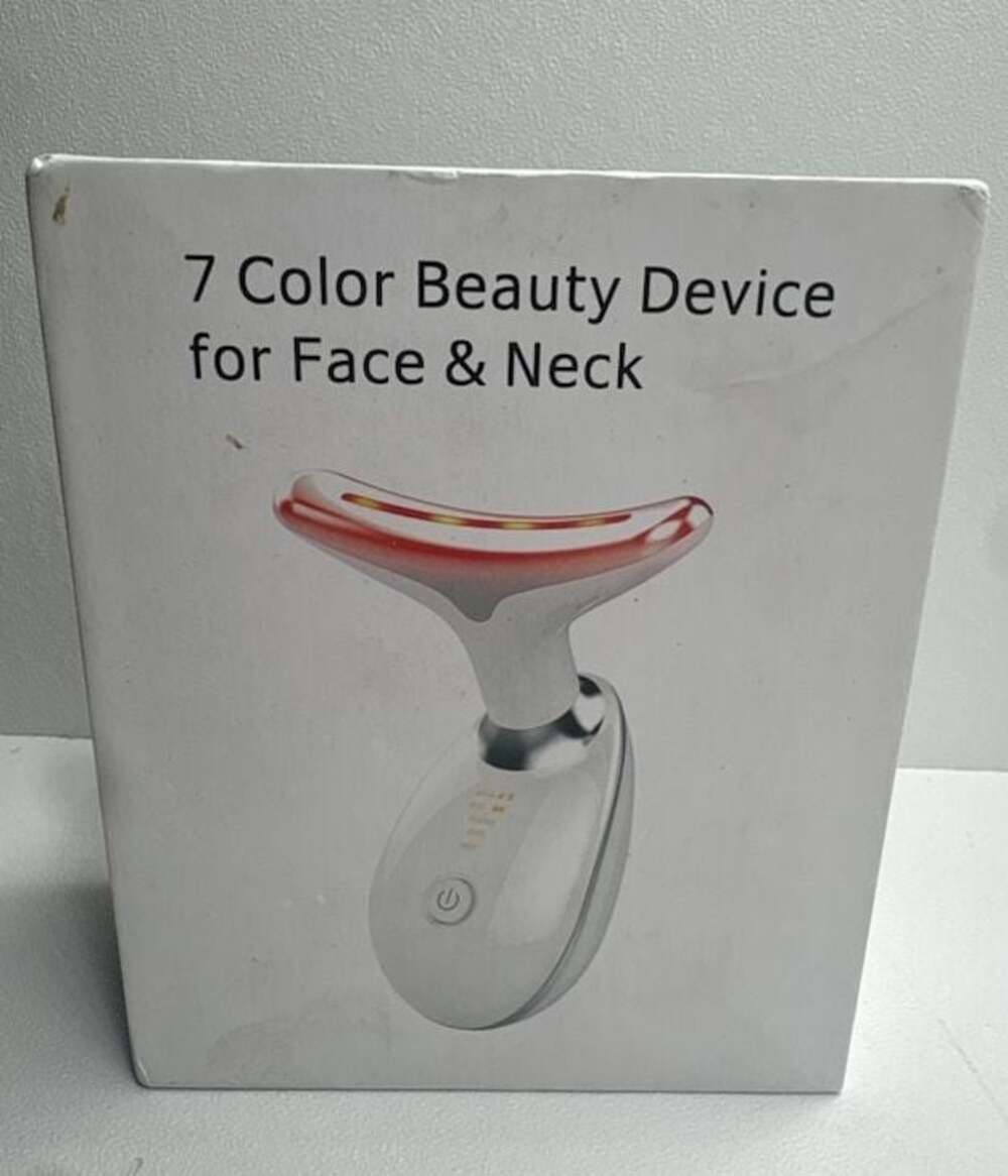 7 Color LED Light Therapy Beauty Device for Face & Neck Massager